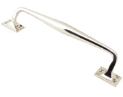 From The Anvil Art Deco Pull Handle (230mm OR 300mm), Polished Nickel - 45463