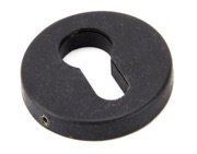 From The Anvil Regency Round Euro Profile Concealed Escutcheon, External Beeswax - 45468
