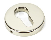From The Anvil Round Standard Profile Regency Escutcheon, Polished Nickel - 45474