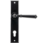 From The Anvil Regency Lever Espagnolette Lock Set (92mm C/C), Black - 45589 (sold in pairs)