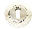 From The Anvil Standard Profile Plain Round Escutcheon, Polished Nickel - 45691