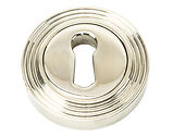 From The Anvil Standard Profile Beehive Round Escutcheon, Polished Nickel - 45693