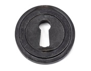From The Anvil Round Standard Profile Art Deco Escutcheon, External Beeswax - 45700