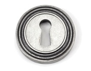 From The Anvil Round Standard Profile Beehive Escutcheon, Pewter - 45705