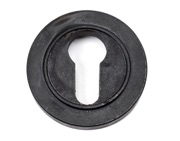 From The Anvil Round Euro Profile Plain Escutcheon, External Beeswax - 45723