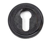 From The Anvil Round Euro Profile Art Deco Escutcheon, External Beeswax - 45724