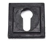 From The Anvil Square Standard Profile Escutcheon, External Beeswax - 45726