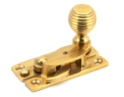 From The Anvil Beehive Sash Hook Fastener (64mm x 19mm), Polished Brass - 45935
