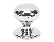 From The Anvil Hammered Mushroom Cupboard Knob (32mm Or 38mm), Polished Chrome - 46023
