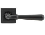 From The Anvil Newbury Door Handles On Square Rose, Aged Bronze - 46064 (sold in pairs)
