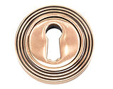 From The Anvil Standard Profile Beehive Round Escutcheon, Polished Bronze - 46119