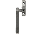 From The Anvil Left Or Right Handed Brompton Knurled Locking Espagnolette Window Fastener, Pewter - 46167