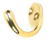 From The Anvil Celtic Single Robe Hook, Polished Brass - 46308