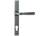 From The Anvil Hammered Newbury Slimline Lever Espagnolette Lock Set (92mm C/C), Pewter - 46389 (sold in pairs)