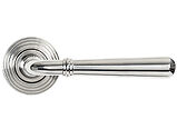 From The Anvil Newbury Door Handles On Beehive Rose, Polished Marine Stainless Steel - 46516 (sold in pairs)