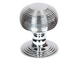 From The Anvil Beehive Centre Door Knob, Polished Chrome - 46655