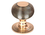 From The Anvil Beehive Centre Door Knob, Polished Bronze - 46658