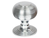 From The Anvil Beehive Centre Door Knob, Satin Chrome - 46659
