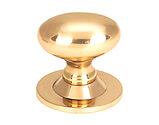 From The Anvil Oval Cupboard Knob (33mm Or 40mm), Polished Bronze - 46727
