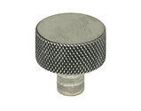From The Anvil Brompton Cabinet Knob (25mm, 32mm Or 38mm), Pewter - 46843
