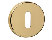 Urfic Standard Profile Key Escutcheon, Polished Brass - 49-398-01 (sold in pairs)