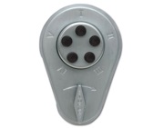 KABA 900 Series 919 Digital Lock With Latch To Suit Doors 44mm - 54mm, Satin Chrome - 4910