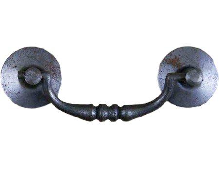 Cottingham Drop Handle (115mm), Antique Cast Iron - 49.079C.AI.115