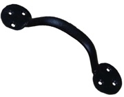 Cottingham Bean End Cupboard Bow Handle (150mm), Black Beeswax - 49.082A.HFB.150