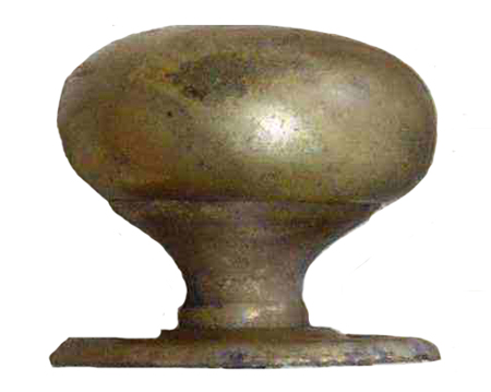 Cottingham Mushroom Cupboard Knob (32mm), Antique Brass - 49.086A.AB.32