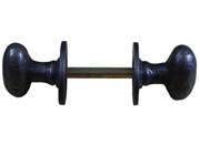 Cottingham Oval Unsprung Door Knob (60mm), Antique Cast Iron - 49.086A.AI.60 (Sold in Pairs)