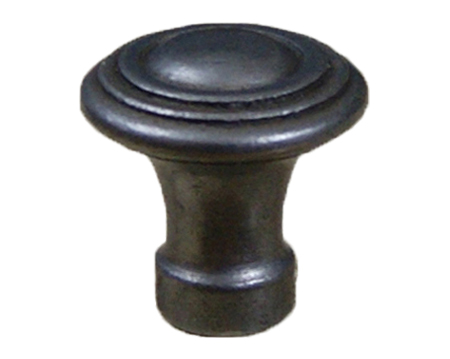 Cottingham Circular Rings Cupboard Knob (35mm), Antique Cast Iron - 49.086D.AI.35