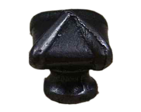 Cottingham Pyramid Cupboard Knob (20mm), Antique Cast Iron - 49.086P.AI.20