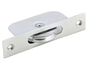 From The Anvil Square Ended Sash Window Pulley (75Kg), Satin Chrome - 49588