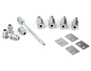 From The Anvil Secure Sash Window Stop (Pack Of 4), Satin Chrome - 49591