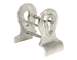 From The Anvil Period Euro Cylinder Pull, Satin Marine Stainless Steel - 49812
