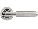 From The Anvil Brompton Door Handles On Art Deco Rose, Polished Marine Stainless Steel - 49845 (sold in pairs)