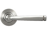 From The Anvil Avon Door Handles On Beehive Rose, Satin Marine Stainless Steel - 49850 (sold in pairs)