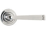 From The Anvil Avon Door Handles On Art Deco Rose, Polished Marine Stainless Steel - 49853 (sold in pairs)