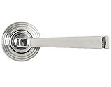 From The Anvil Avon Door Handles On Beehive Rose, Polished Marine Stainless Steel - 49854 (sold in pairs)