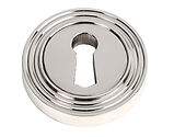 From The Anvil Standard Profile Beehive Round Escutcheon, Polished Marine Stainless Steel - 49870