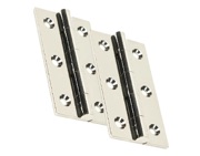 From The Anvil 2.5 Inch Cabinet Hinges, Polished Nickel - 49926 (sold in pairs) 