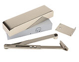 From The Anvil Size 2-5 Door Closer & Cover, Polished Nickel - 50111