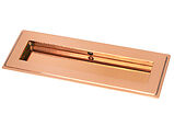 From The Anvil Art Deco Rectangular Pull (175mm OR 250mm), Polished Bronze - 50134