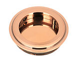 From The Anvil Art Deco Round Pull (60mm OR 75mm Diameter), Polished Bronze - 50142