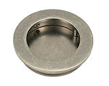 From The Anvil Plain Round Pull (60mm OR 75mm Diameter), Pewter - 50180
