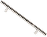 From The Anvil Bolt Fix T Bar Pull Handle (32mm Diameter), Grade 316 Polished Stainless Steel - 50240