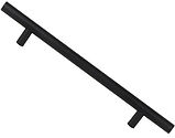 From The Anvil Bolt Fix T Bar Pull Handle (32mm Diameter), Grade 316 Matt Black Stainless Steel - 50255