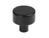 From The Anvil Kelso Cabinet Knob (25mm, 32mm Or 38mm), Matt Black - 50338
