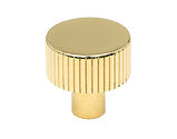 From The Anvil Judd Cabinet Knob (25mm, 32mm Or 38mm), Polished Brass - 50362