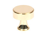 From The Anvil Scully Cabinet Knob (25mm, 32mm Or 38mm), Polished Brass - 50484